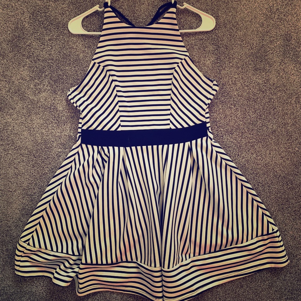 Black and White Dress
